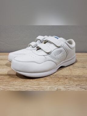 PROPÉT Men's Lifewalker Hook & Loop Strap Walking Shoes (12 [3E]) White